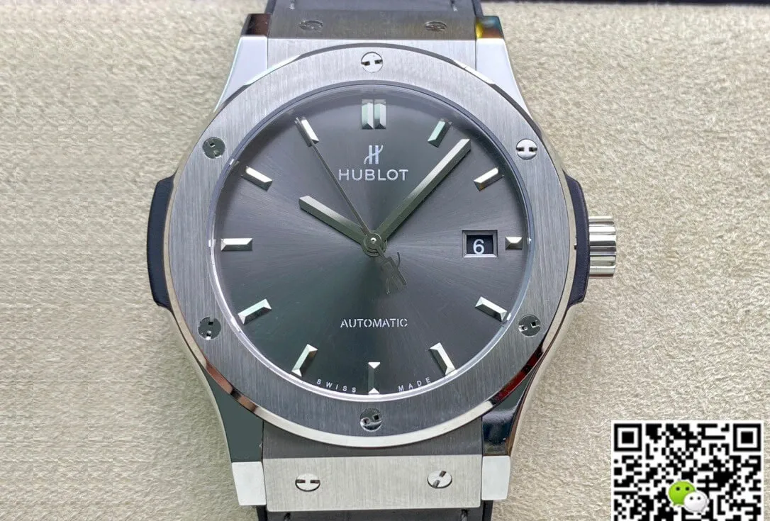 Hublot Classic Fusion 542.NX.7071.LR 42MM WWF Factory 1:1 Best Edition Replica Watch Grey Strap